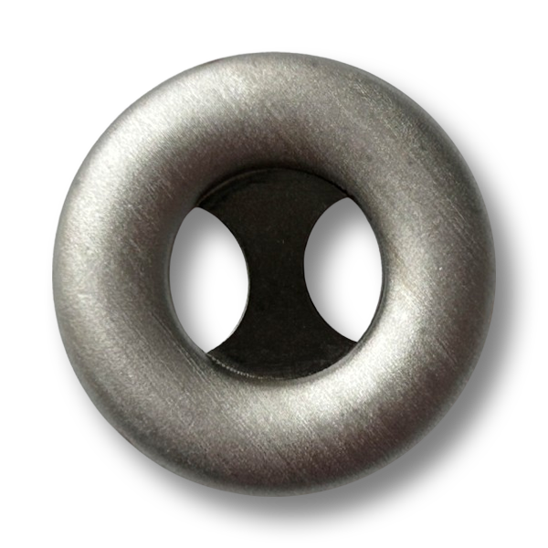 Extravagante Metallknöpfe in Matt-Silber – mit außergewöhnlicher Optik