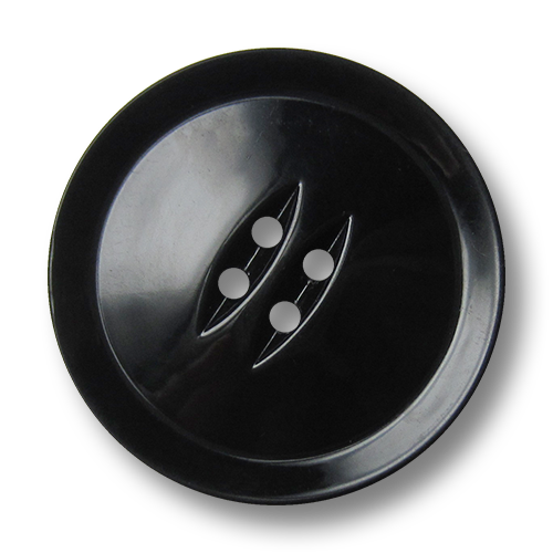 www.knopfparadies.de - 5392sc - Schwarze günstige Mantelknöpfe