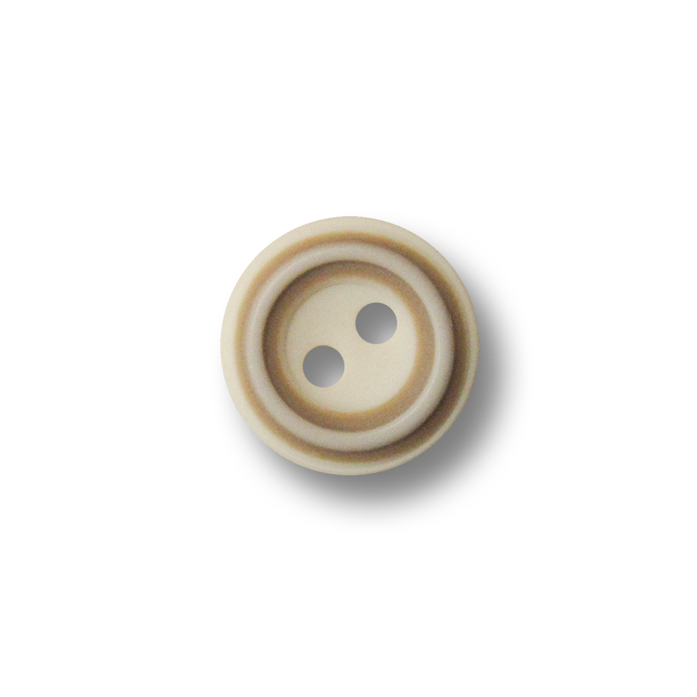 Pfiffige kleine naturweiß beige Zweiloch Kunststoff Knöpfe