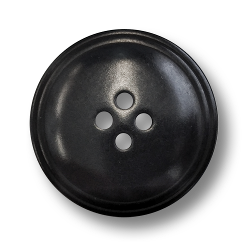 www.knopfparadies.de - 6583sc - Schwarz eingefärbte Steinnussknöpfe