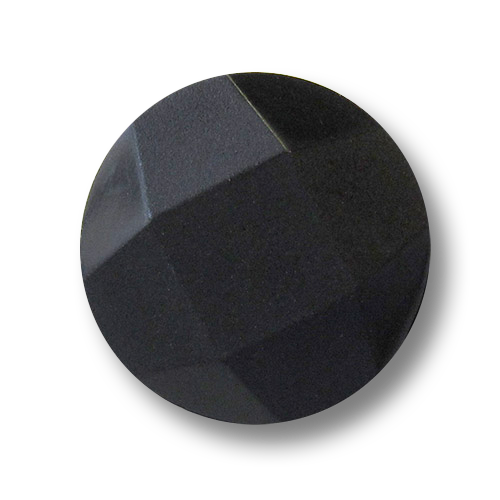 www.knopfparadies.de - 3434sc - Kunststoffknöpfe in schwarz, modernes Design