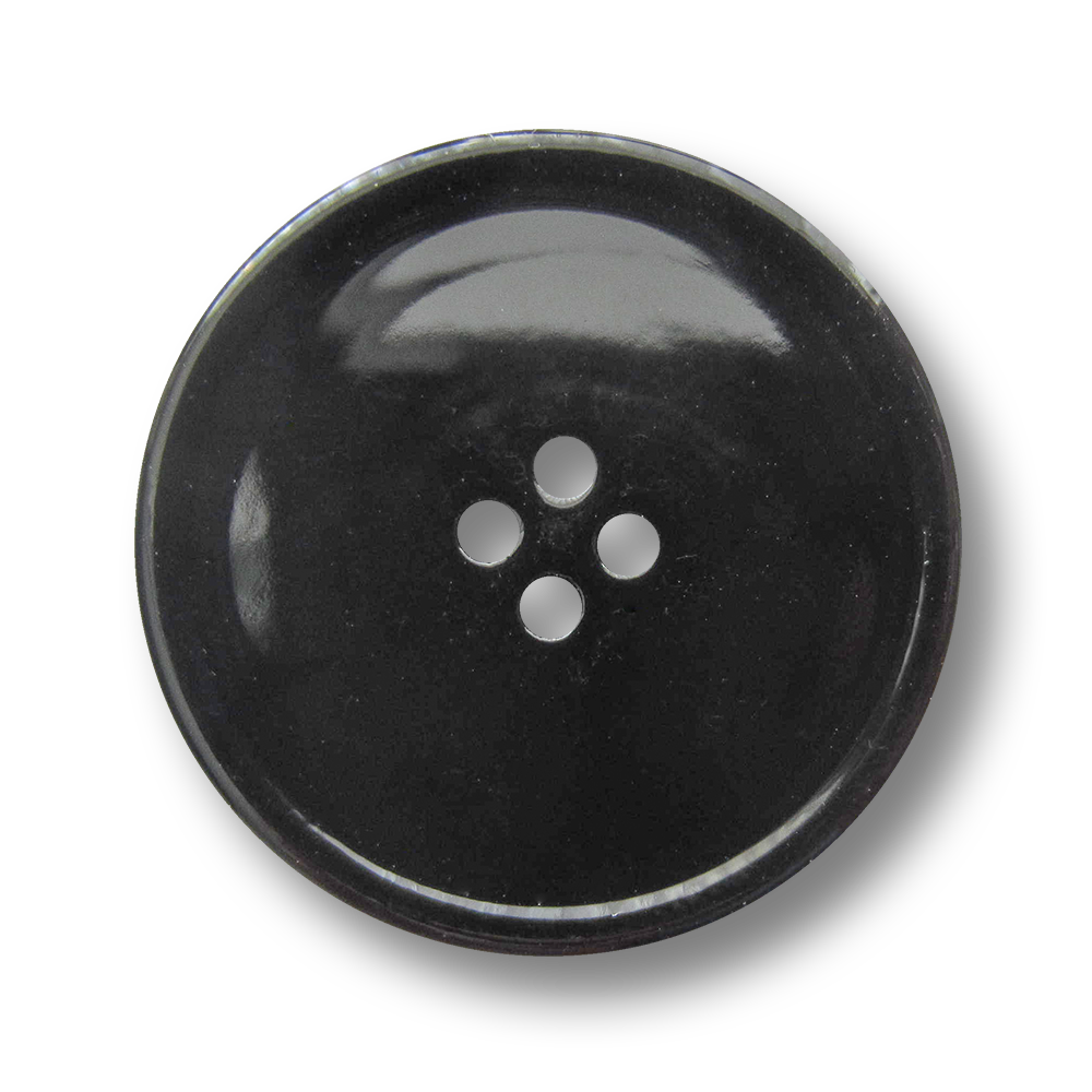 Günstiger eleganter schwarzer Mantel Knopf / B-WARE