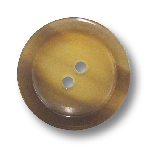 www.knopfparadies.de - 5982ii - Blond-braun transparente Büffelhornknöpfe