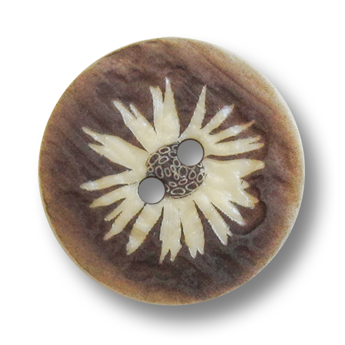 www.knopfparadies.de - 3423du - Urige Trachtenknöpfe aus Kunststoff