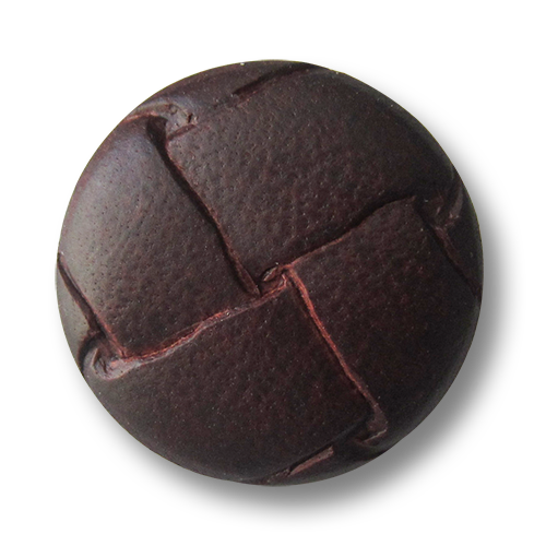 Klassische geflochtene Lederknöpfe - 5820dr - www.knopfparadies.de