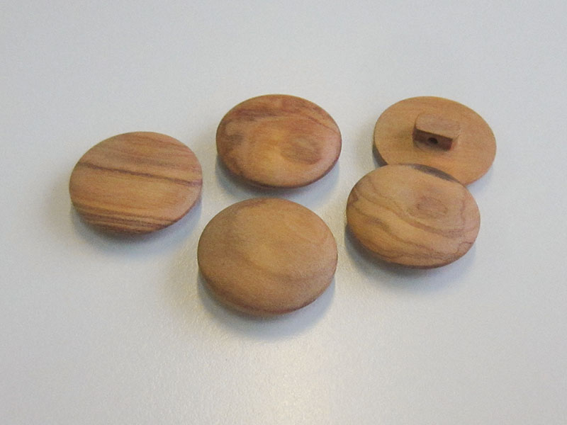 www.knopfparadies.de - 2151ho - Holzknöpfe mit natürlicher Maserung