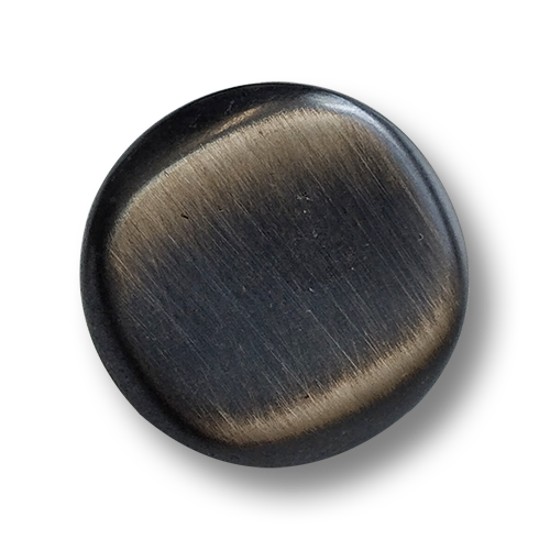 www.knopfparadies.de - 6875es - Minimalistische Metallknöpfe aus gebürstetem Metallblech in edler Zweiton-Optik
