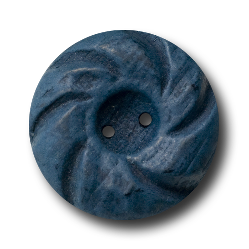Blauer Holzknopf Landhausmode
