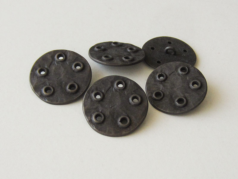 www.Knopfparadies.de - 0295bz - Mittelalterliche Metallknöpfe