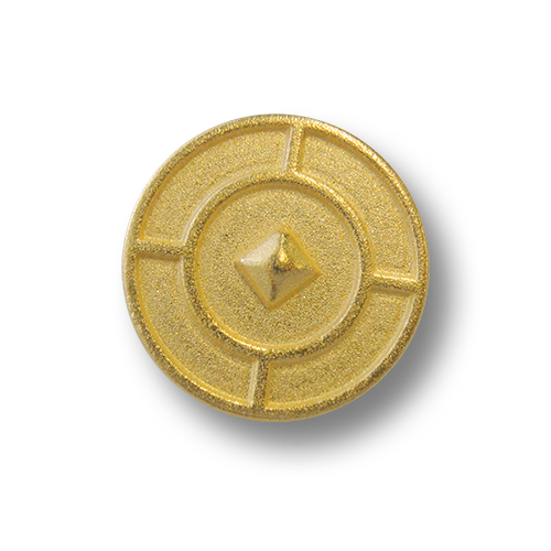 www.Knopfparadies.de - 4093mg - Matt goldene