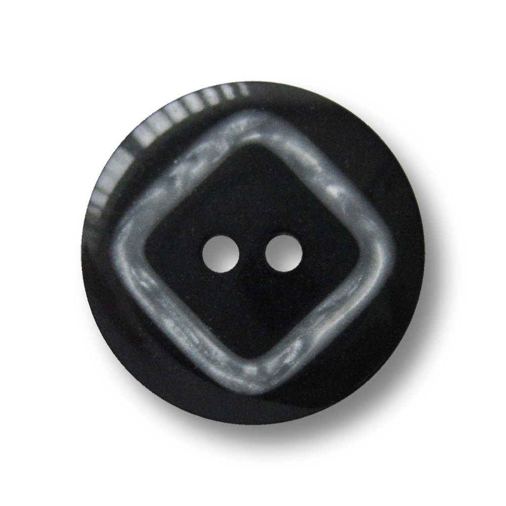 Schwarz-grauer Knopf