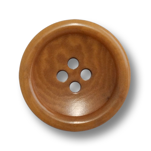 www.knopfparadies.de - 3072mb - Braun eingefärbte Steinnussknöpfe mit vier Löchern