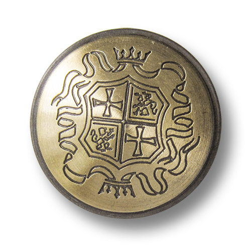 www.knopfparadies.de - 0971bg - Exklusive Metallknöpfe in bicolor