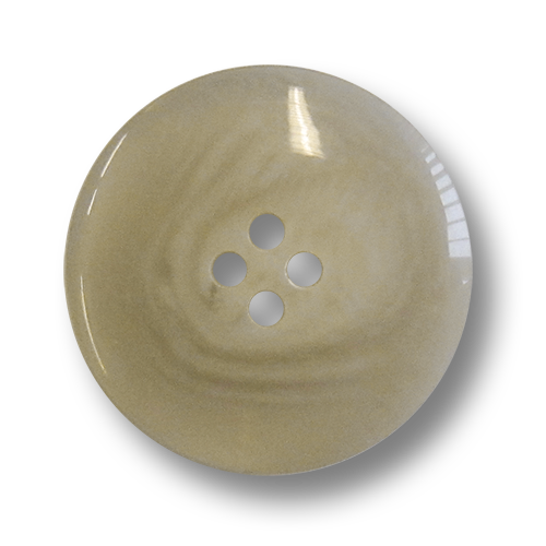 Klassischer großer beige grau weiß melierter Knopf