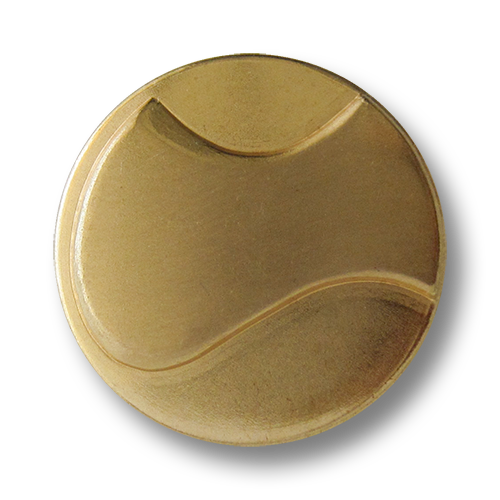www.Knopfparadies.de - 1562go - Leichte moderne goldfarbene Ösen Metallblechknöpfe
