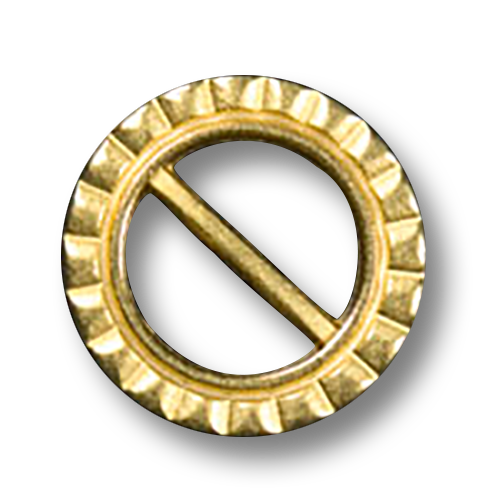 www.knopfparadies.de - 3158go - Hübsche, kleine goldfarbene Metall Schnallen