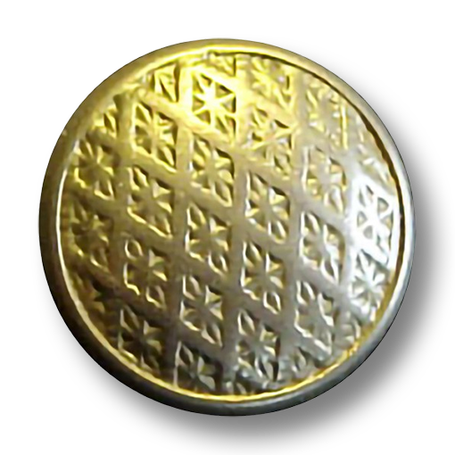 Schöner goldfarbener Knopf