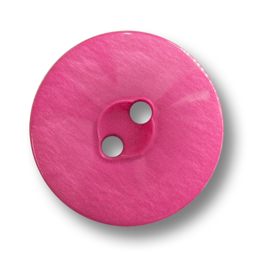 www.Knopfparadies.de - 5867pi - Farbintensive Kunststoffknöpfe in Pink mit Perlmuttschimmer