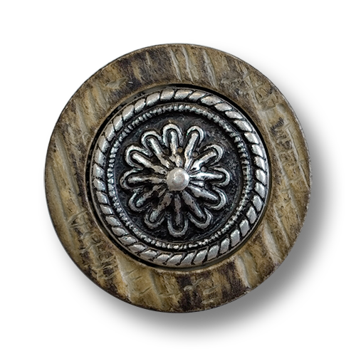 www.knopfparadies.de - 6153hb - Authentische Trachtenknöpfe aus Metall und Kunststoff