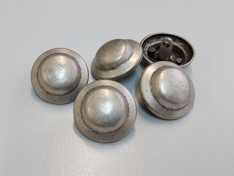 www.knopfparadies.de - 6083as - Altsilberfarbene Metallknöpfe od. Uniformknöpfe - günstigere B-WARE!