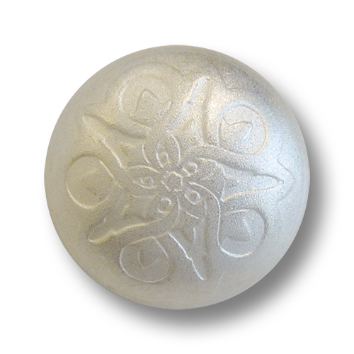 www.knopfparadies.de - 5968si - Matt silberfarbene Trachtenknöpfe aus Metallblech