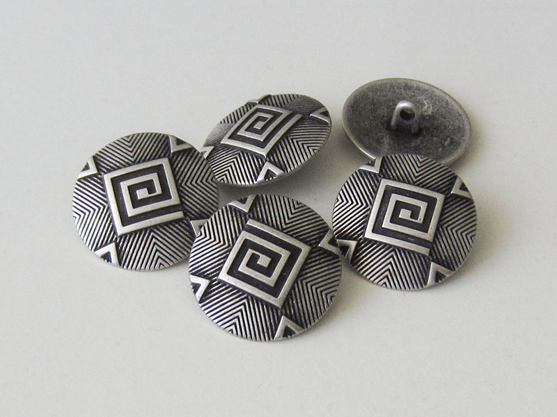 www.Knopfparadies.de - 1444as - Tolle Metallknöpfe mit Motiv