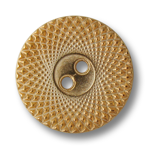 www.knopfparadies.de - 2045go - Günstige flache Metallknöpfe mit grafischem Muster - B-WARE!