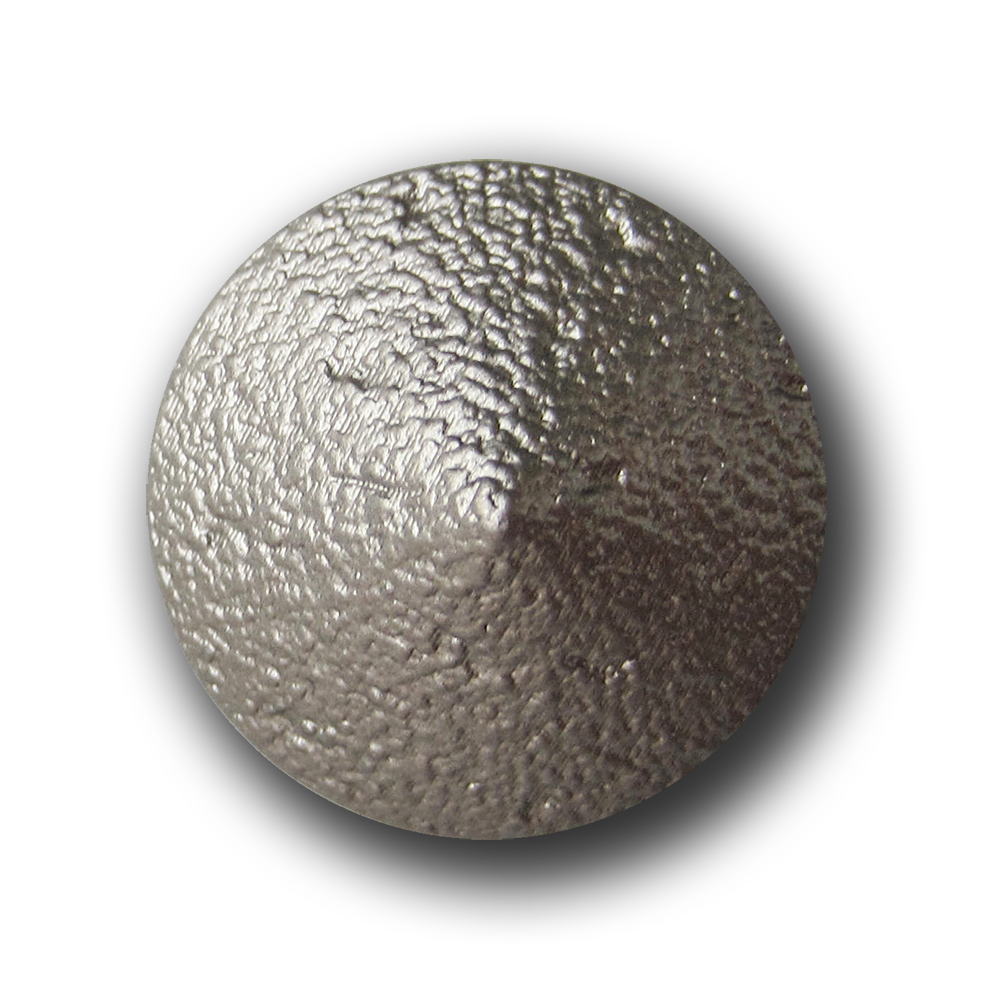 Origineller spitzer hell eisenfarb. Ösen Metall Knopf