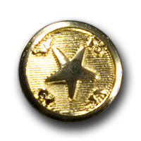Metallknopf mit Seestern
