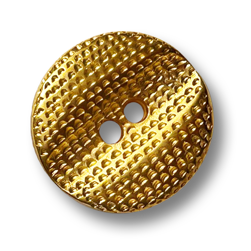 www.knopfparadies.de  - d018go - goldfarbene Metallknöpfe rund