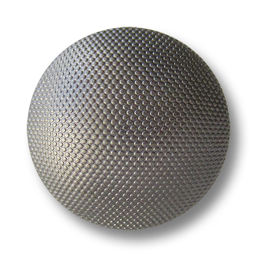 www.Knopfparadies.de - 1542ch - Stark gewölbte chromfarbene Ösenknöpfe aus leichtem Metallblech