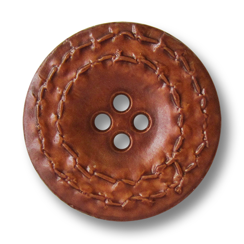 www.knopfparadies.de - 1695mb - Kunststoffknöpfe, fast wie echte Lederknöpfe