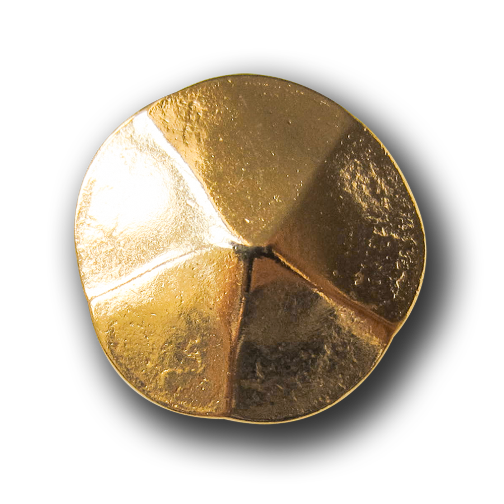 Alt wirkender Metall Ösen Knopf in Regenschirm Form