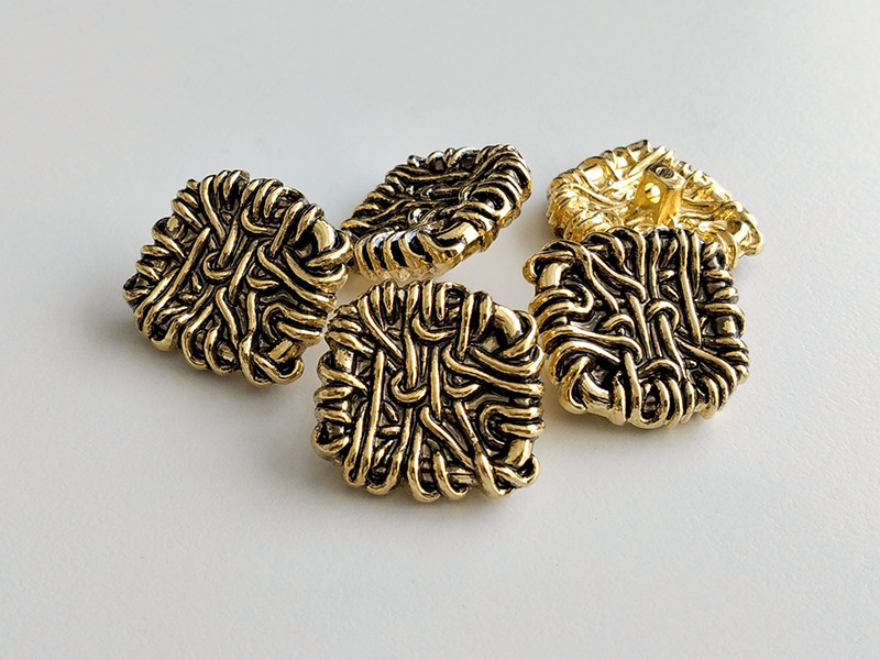 www.knopfparadies.de - 6354ag - Ausgefallen schöne Designerknöpfe aus Kunststoff