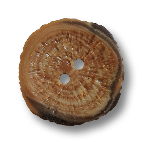 www.knopfparadies.de - 6166br - Urige Trachtenknöpfe, fast wie Holzknöpfe