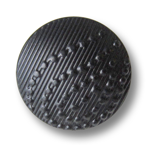 www.Knopfparadies.de - 5934sc - Attraktive Designerknöpfe aus leichtem Metallblech in Schwarz