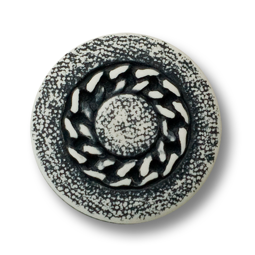 Schöner Ösenknopf im Denim Look - 5722bl - www.knopfparadies.de