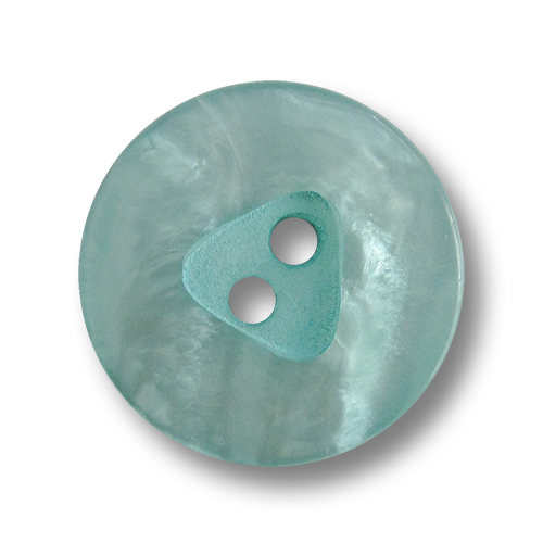 www.knopfparadies.de - 5845hb - Hübsch schimmernde Kunststoffknöpfe in mint / Perlmuttoptik