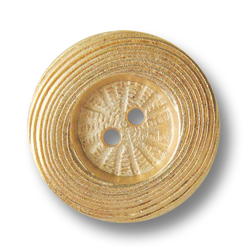www.Knopfparadies.de - 3117go - Extravagant Metallknöpfe in Gold mit Muster