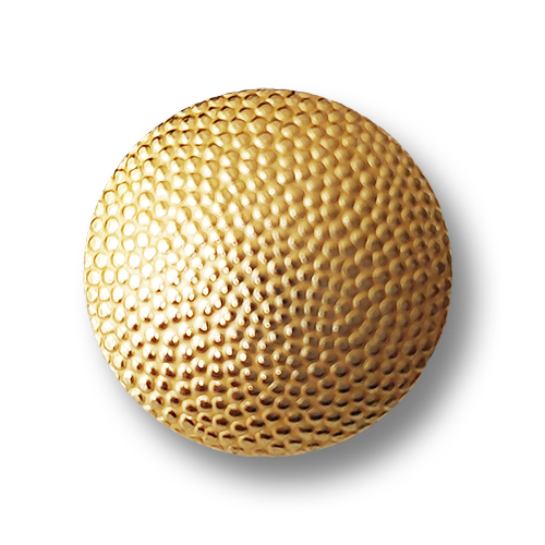 www.knopfparadies.de - 3138go-M - goldfarbene Metallknöpfe gekörnte Oberfläche 21mm Öse