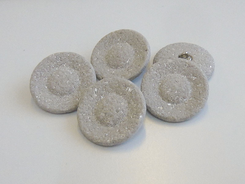 Riesiger eleganter Glitzer Mantelknopf mit Öse