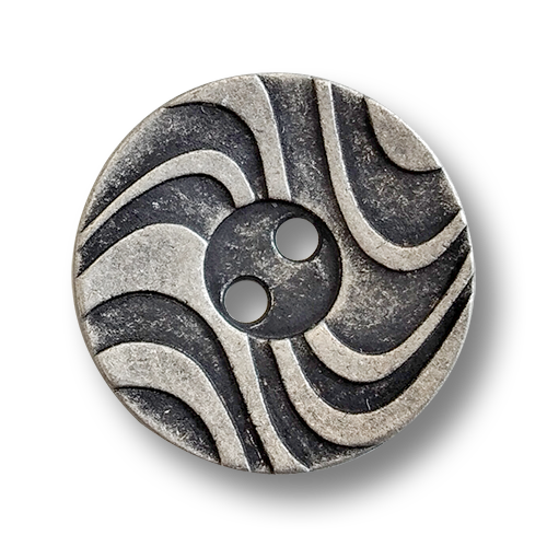 www.knopfparadies.de - 6370as - Interessante Metallknöpfe in Vintage-Look