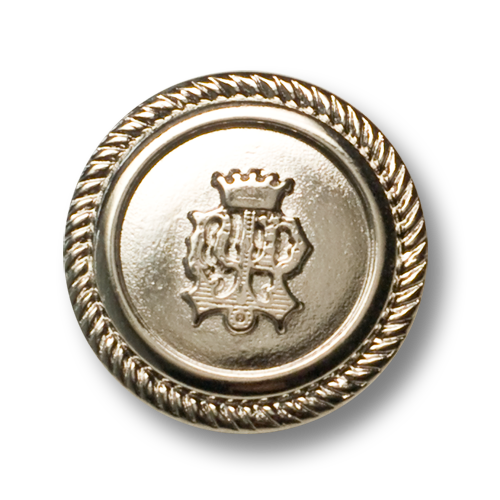 Metallknöpfe mit Wappen und Krone