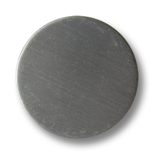 www.Knopfparadies.de - 4060sm - Silber gebürstete Ösen Metallknöpfe