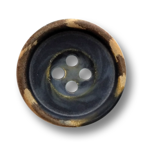 Kunststoffknöpfe im Vintage Style / Holz-Optik / 4-Loch Knöpfe