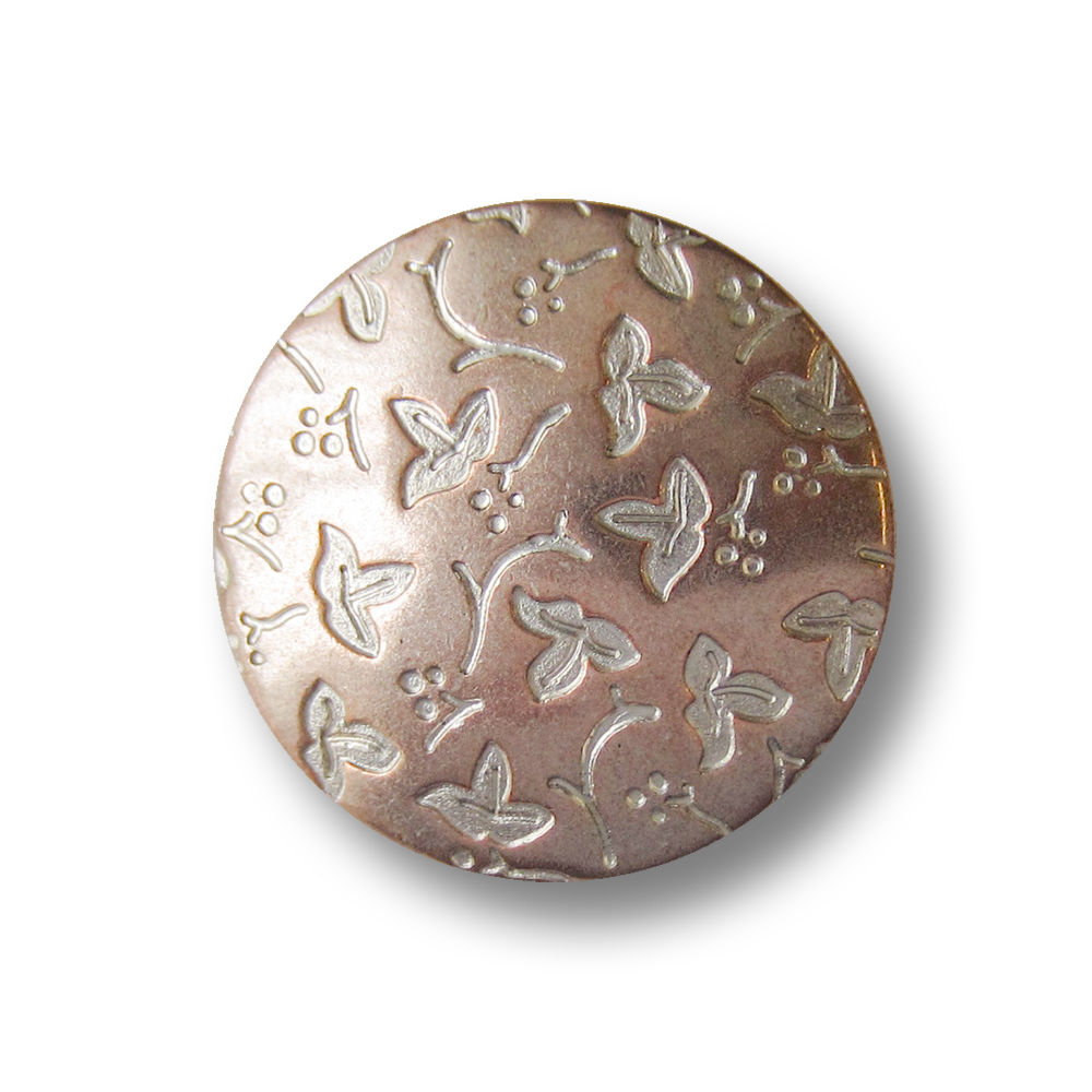Bezaubernd changierender Metallknopf