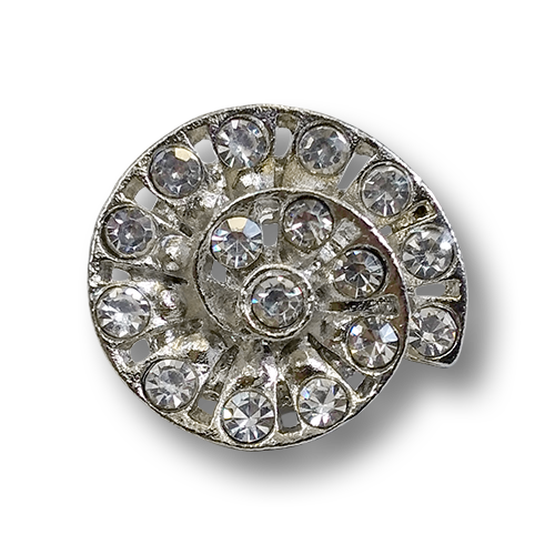 www.knopfparadies.de - 4460gl - Umwerfend schöne, etwas schwerere Glitzerknöpfe aus Metall