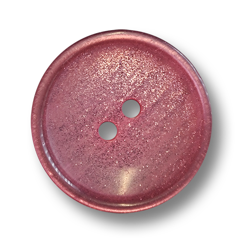 www.knopfparadies.de - 6543pi - Riesige, pink glitzernde Mantelknöpfe