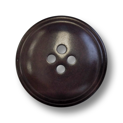 www.knopfparadies.de - 6583rb - Rotbraun eingefärbte Steinnussknöpfe
