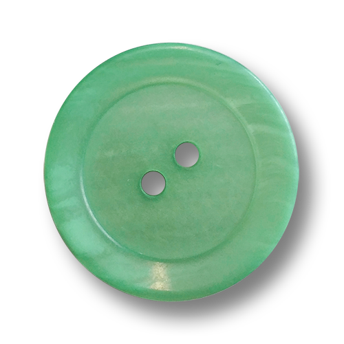 www.knopfparadies.de - 4692gn - Grün schimmernde Kunststoffknöpfe